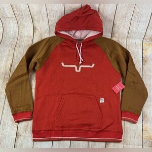 Women’s NWT Kimes Ranch Western Amigo Hoodie Burnt Red & Brown Size 2XL